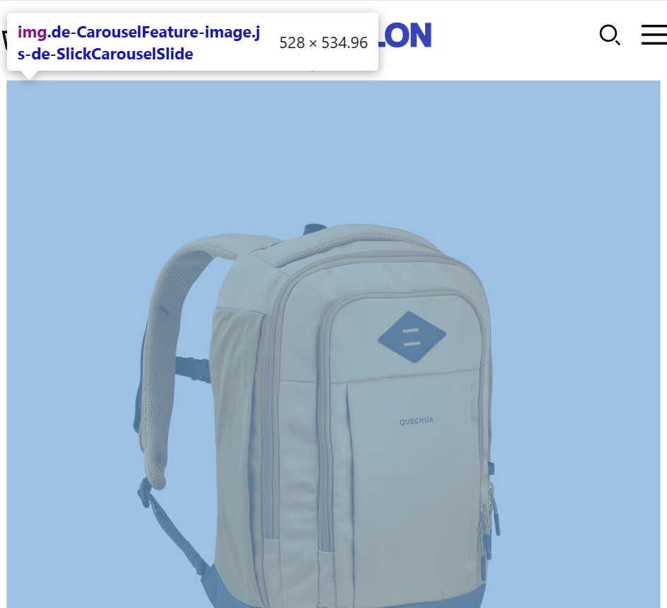 img carousel element