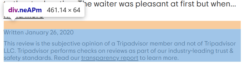 41 written date element