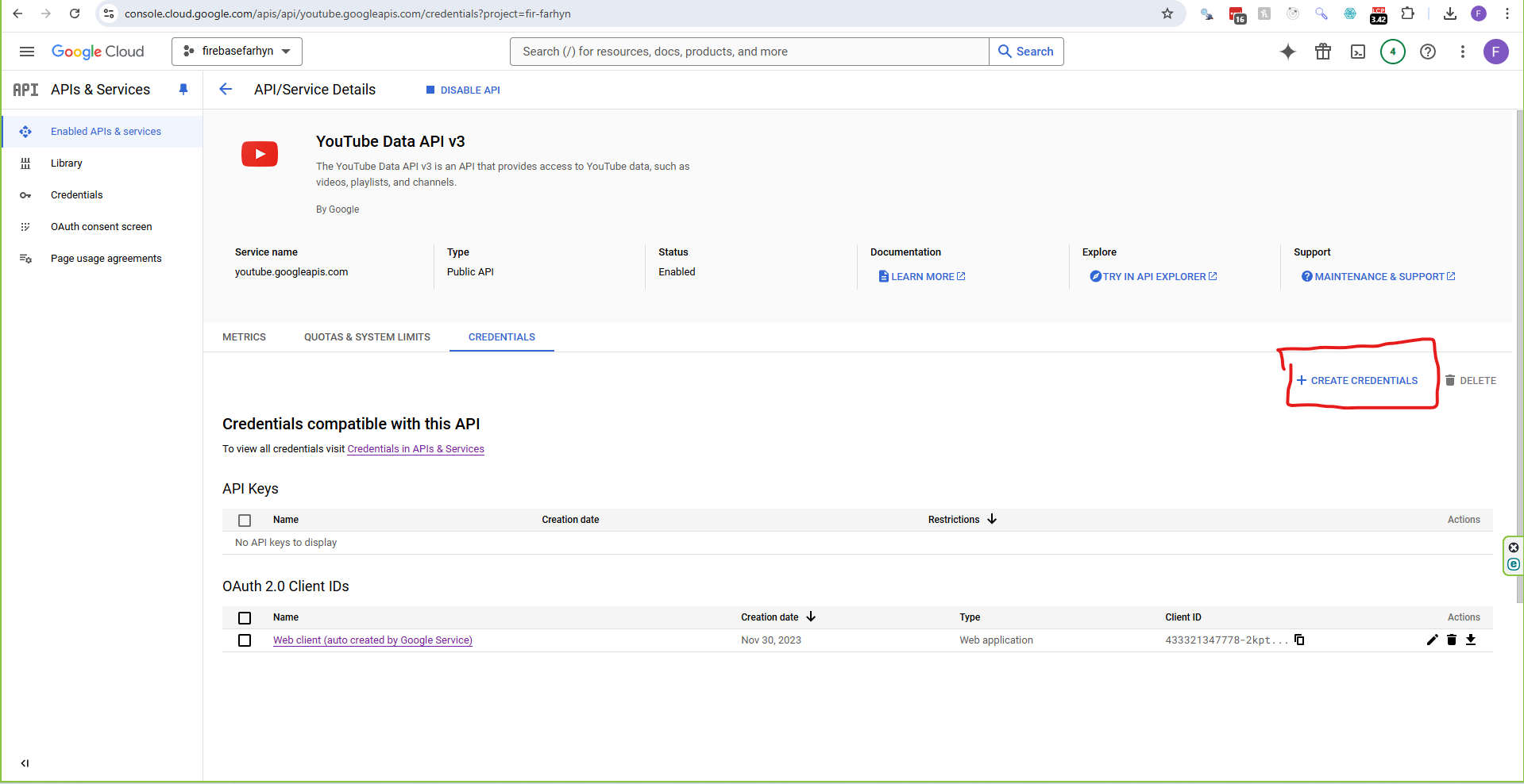 youtube api