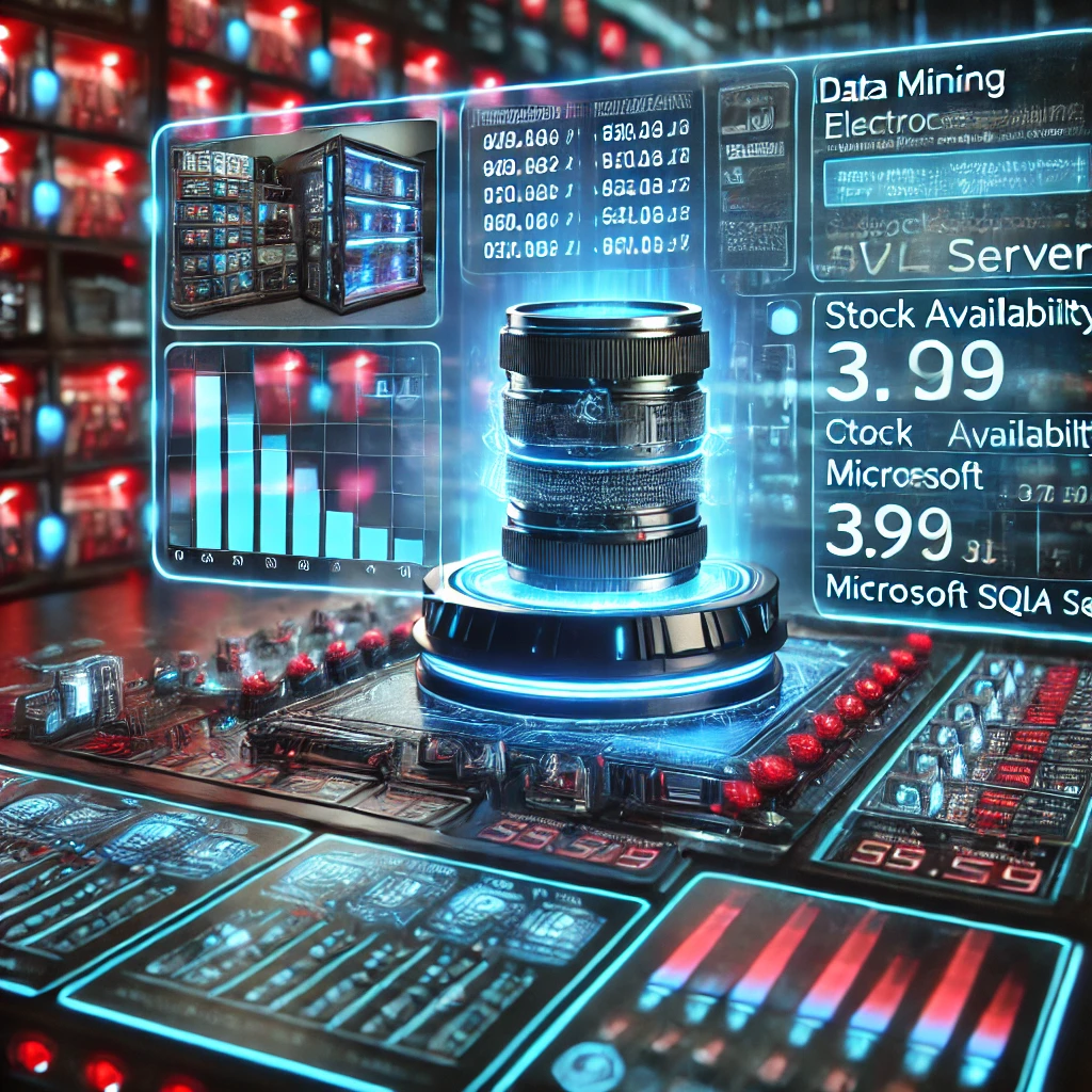 A high-tech visualization of data mining from BicCamera.co.jp using C# and Microsoft SQL Server
