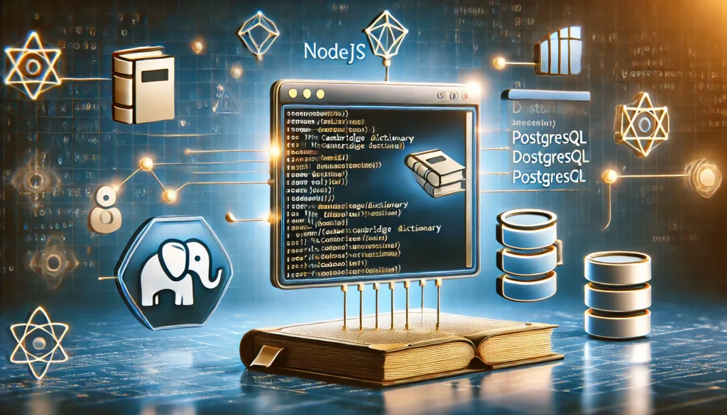 web scraper extracting word definitions from the Cambridge Dictionary website using NodeJS and PostgreSQL. A futuri